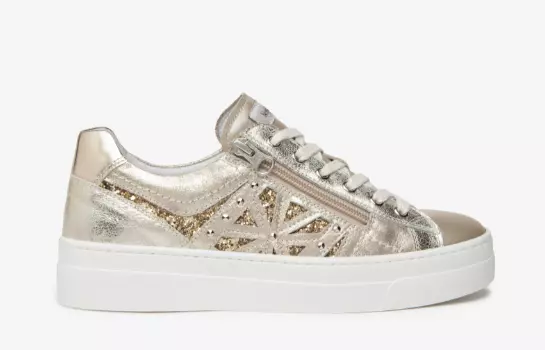 NERO GIARDINI E409930D Sneakers donna Oro SVENDITA PRIMAVERA