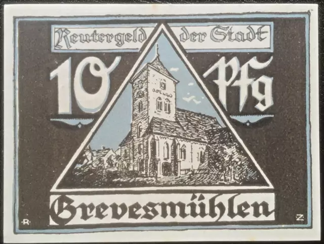 10 Pfennig Grevesmühlen 1922 Notgeld  (#23.12.2#)
