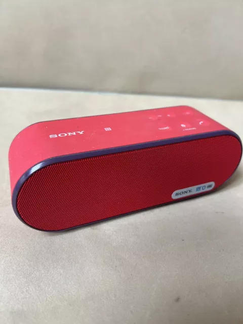 Sony SRS-X2 Portable High Quality Bluetooth Speaker RED Untested