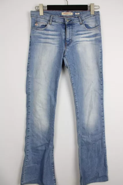 MISS SIXTY 60 Basic Tommy Blue Wash Denim Bootcut Jeans Size 30 W30 Zip Fly