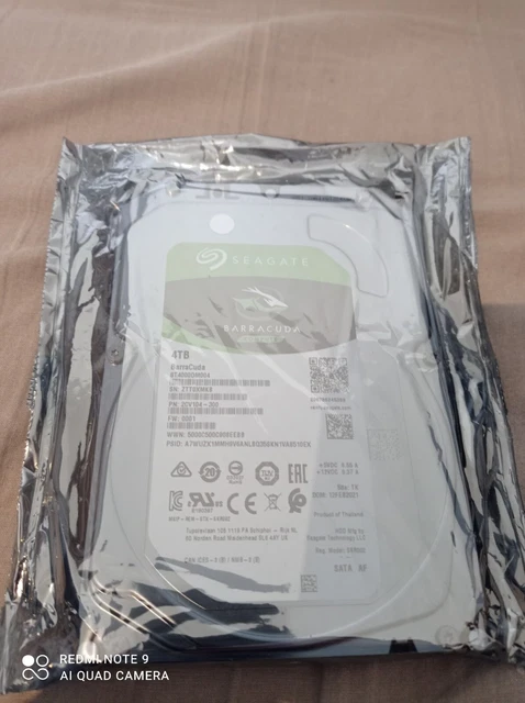 Seagate ST4000NM0033 Disque Dur Interne 3,5'' 4 To SATA