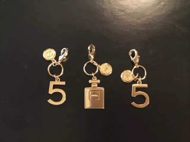 CHANEL HOLIDAY LOGO CHARMS N5 w/ clasp. Qty.3 charms brand new $49.99 -  PicClick