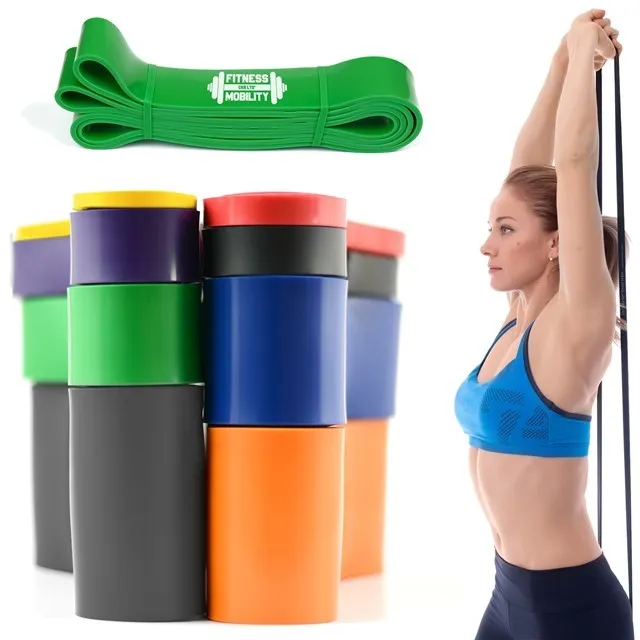 Resistance Bands Heavy Duty Exercise Latex Loop Fitness Home Yoga Gym Pull Up UK