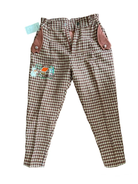 Vintage Childrens Houndstooth Trousers