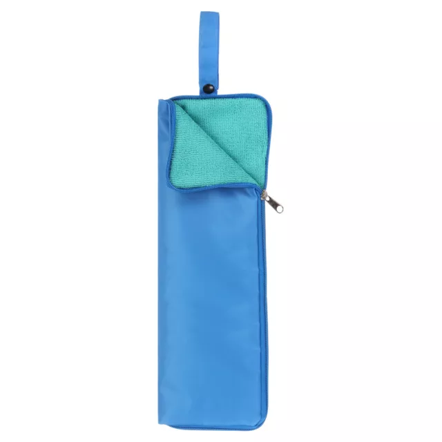 Umbrellas Bag Carry Bag 4.9"x15" Portable Wet Umbrella Sleeve Pouch Blue