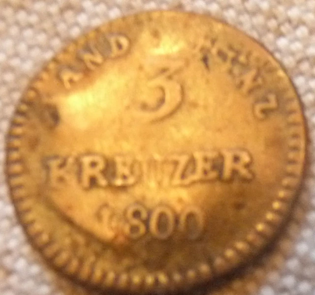 3 KREUZER LUDWIG X Landgraviat de HesseDarmstadt 1800 EUR 35,00