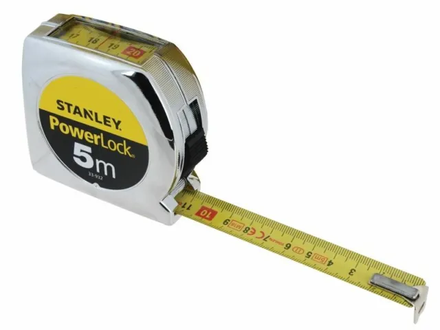 Stanley Powerlock Cinta 5m (Ancho 19mm) Top Lector