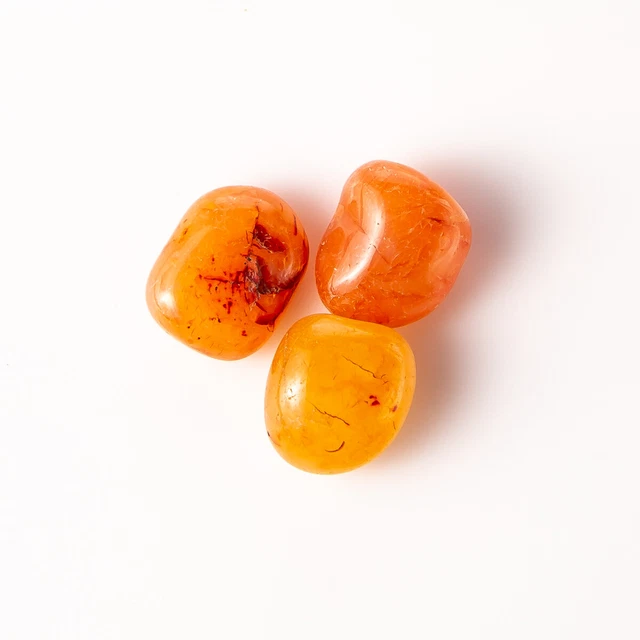 25g Tumbled Red Carnelian Gemstone Crystal 2-4 Stones Natural Gem Rock Specimens