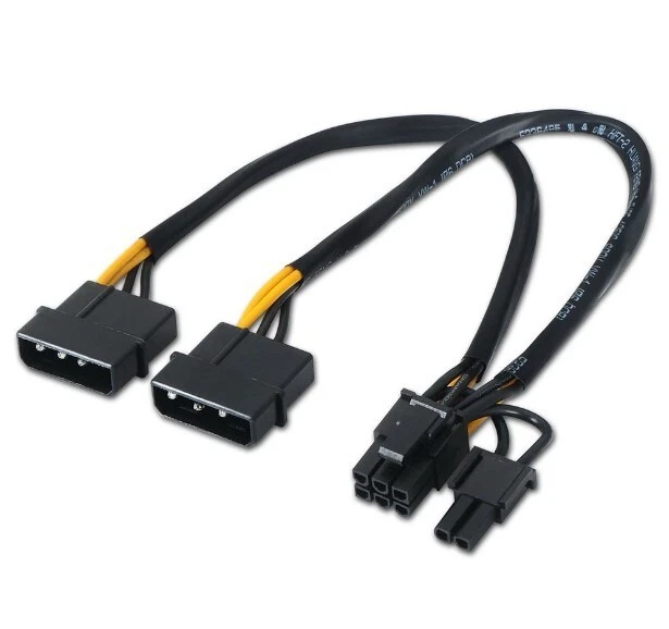 Cavo Alimentazione Scheda Video Pci Express Da 6pin A 8pin - Foto 2