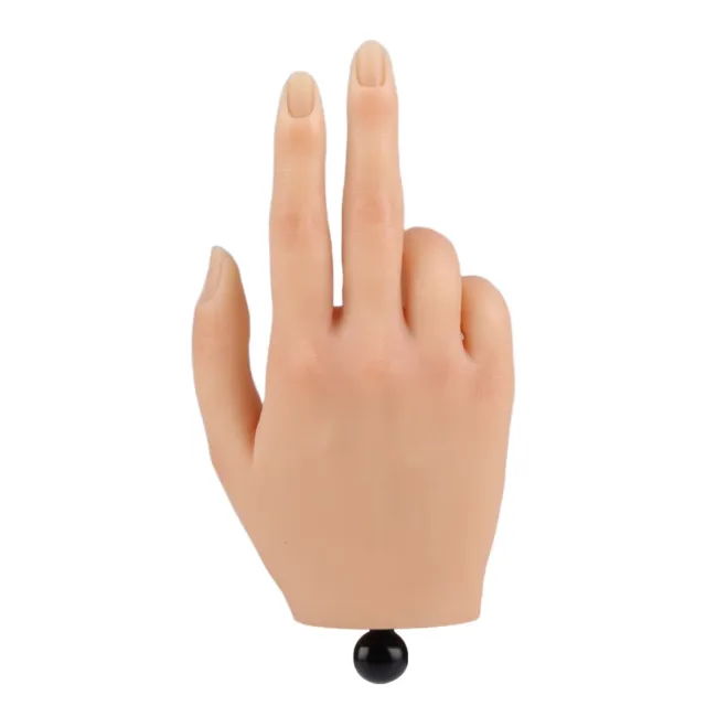 Weibliches Silikon Hand Modell mit Clip Mannequin Display für Nail Art Praxis 3