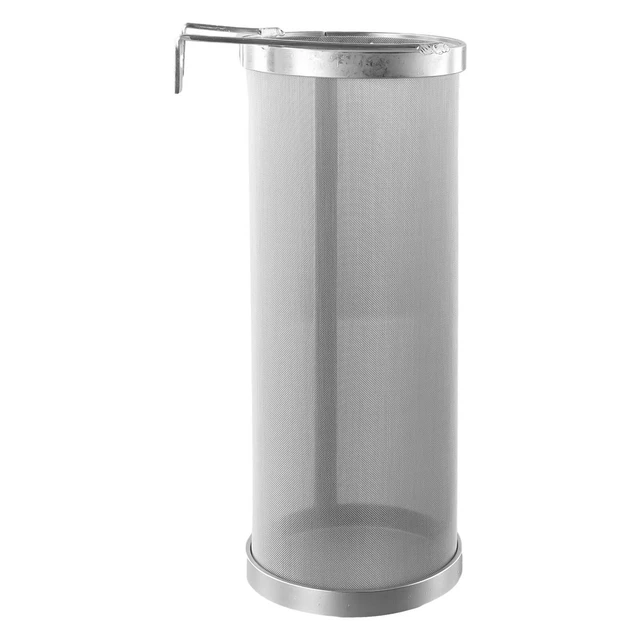 Filtro Birra In Acciaio Inox Delaman - 304 Micron, Per Homebrew, 10x25.5cm