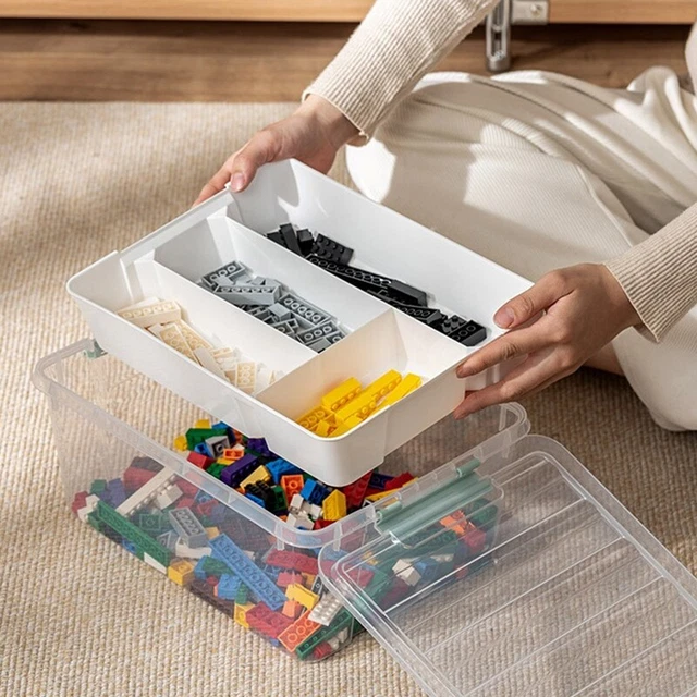 Contenitori Contenitore portaoggetti con manici realizzato in plastica