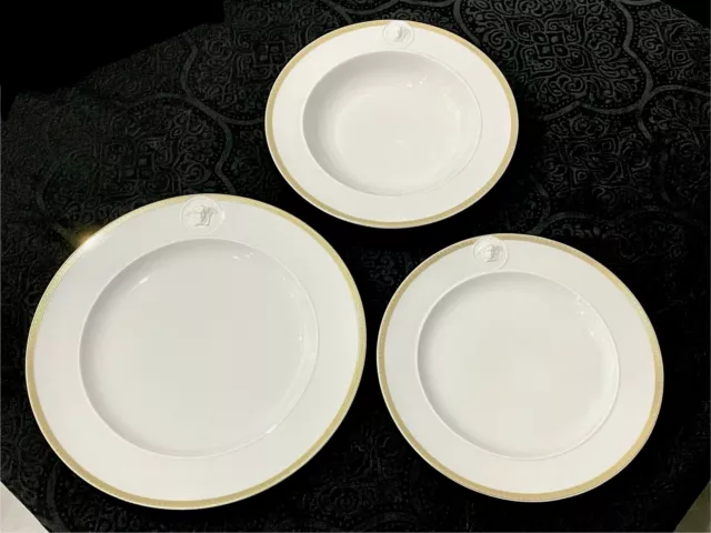 VERSACE-ROSENTHAL «IKARUS MÉDAILLON D’OR » Porcelaine /OR