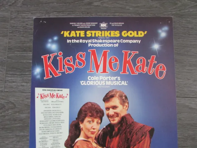 Kiss Me Kate Glorious Musical Original the Old Vic RSC Theatre Poster 2