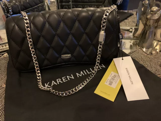 Karen millen quilted shoulder bag outlet