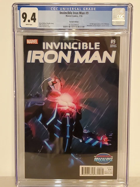 Invincible Iron Man #9 | CGC 9.4 | Modern Age | 1st Appearance Of Ironheart | 1: