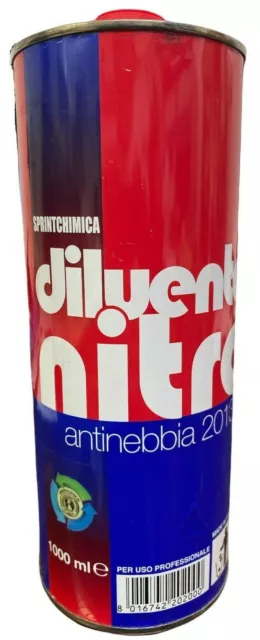 Diluente nitro antinebbia PROFESSIONALE anti nebbia per vernici smalti