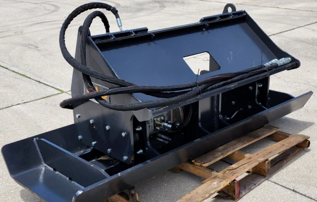SkidSteer 72" Vibratory Plate Compactor Attachment Kubota Bobcat CAT Case JD ASV SkidSteer 72" Vibratory Plate Compactor Attachment Kubota Bobcat CAT Case JD ASV