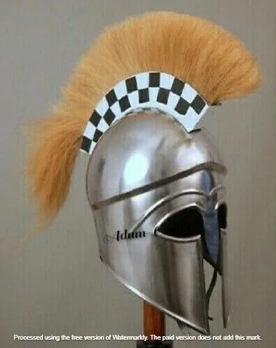 Medieval Greek 18Ga Corinthian Helmet Knight Spartan Helmet Replica