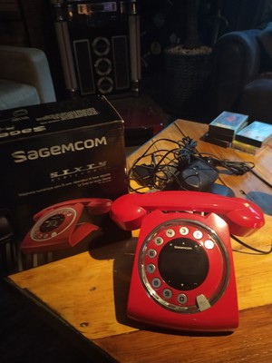 Sagemcom TELEPHONE SIXTY SAGEMCOM LOOK RETRO SEUL NON TESTÉ NOT TESTED 