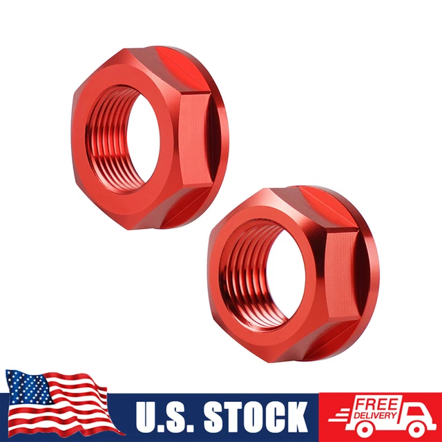 NICECNC FRONT & Rear Axle Lock Nut For Honda CRF450R 20022021 CRF450X