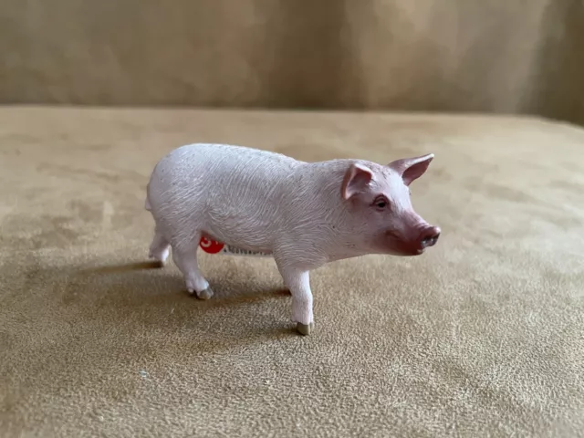 Schleich Pink Pig sow mother Hog 2014 Farm Animal Figure 13782 Retired 400508613