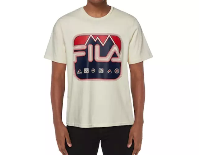 FILA Men's Shred T-shirt Short Sleeve Tee Shirt Logo Graphic Prints T Shirt 3