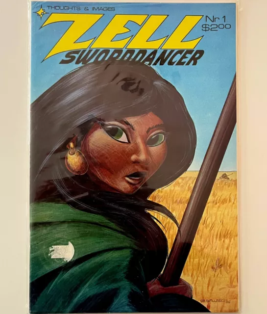 1986 Thoughts & Images Comics Zell Sword Dancer #1 Vintage Comic Books Rare 2