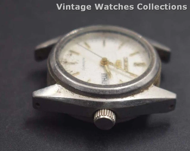 Mouvement De Montre Automatique Croton Aquamatic - Pour Pièces Ou Réparation, Tige Manquante