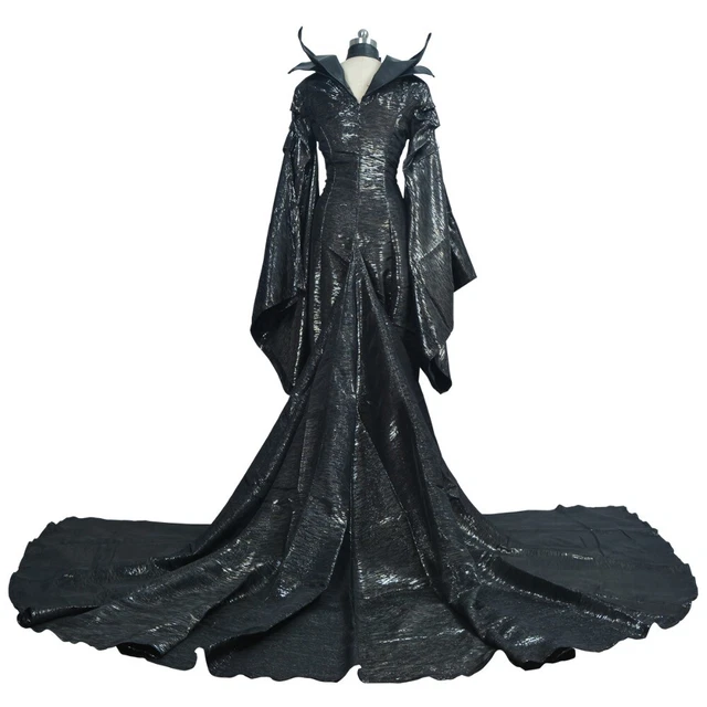 MALEFICENT DELUXE EVIL Queen Adults Cosplay Costume Outfit Halloween