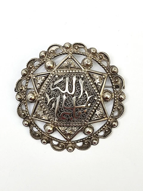 BELLE ANCIENNE CLOCHETTE En Argent Massif Poincon Sanglier. Pendentif