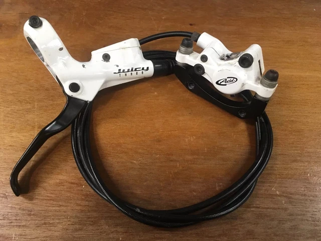 AVID JUICY Hydraulic Rear Disc Brake White With 160mm Mount