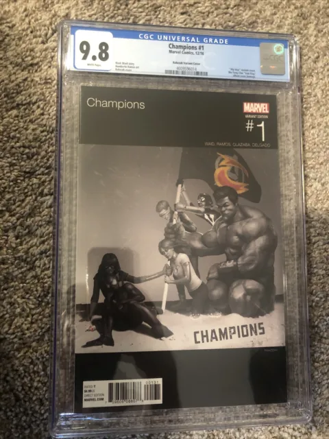Champions #1 -Hip Hop variant CGC 9.8 Wu-Tang Clan homage Iron Flag - Rahzzah 🔥