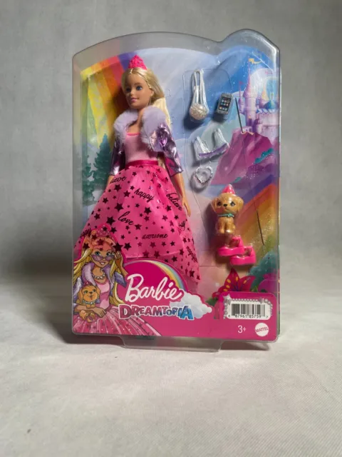 Mattel Barbie Princess Adventure  Puppe mit Hund -  Neu OVP GML 76