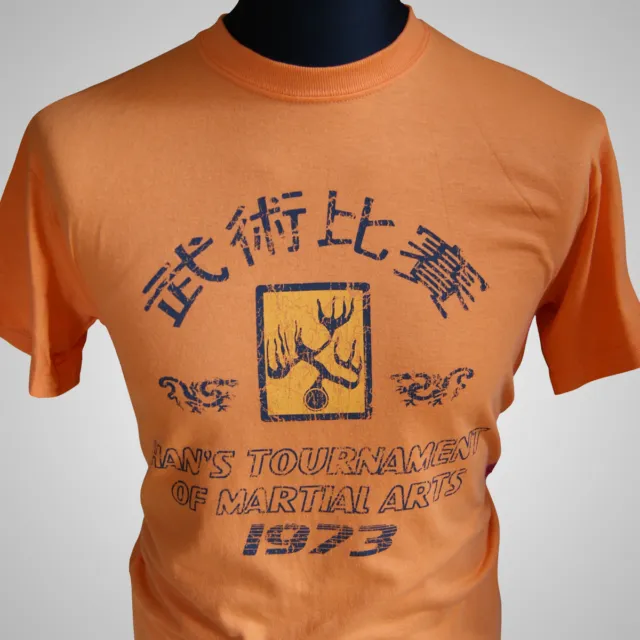 Enter the Dragon T Shirt Hans Tournament Retro Movie Bruce Lee MMA Tange Kung Fu