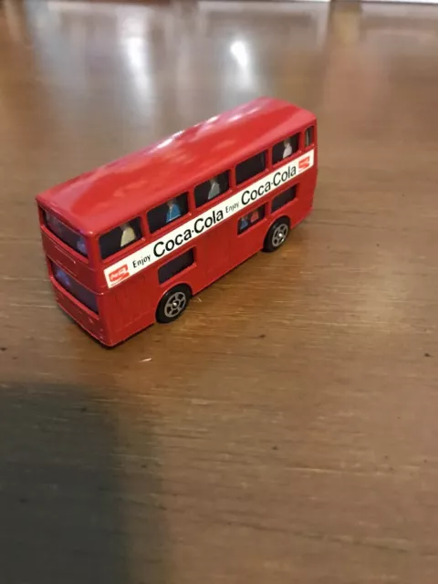 Corgi Juniors Daimler Fleetline London Double-Decker Bus Coke-Cola (Red 1:64)