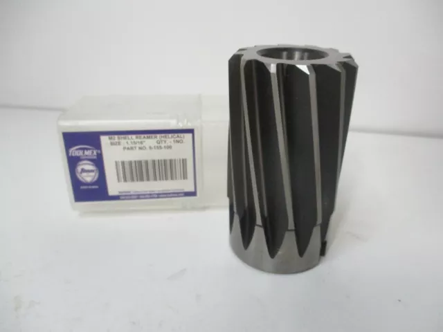 TMX (5-155-100)  1-15/16" x 1" x 3-1/2" OAL LH RH Cut Helical Shell Reamer