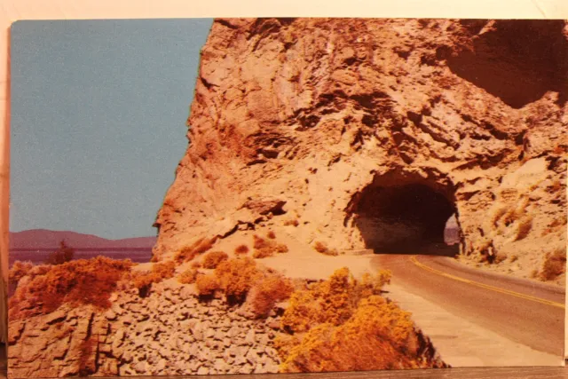 California CA Nevada NV Lake Tahoe Cave Rock Postcard Old Vintage Card View Post