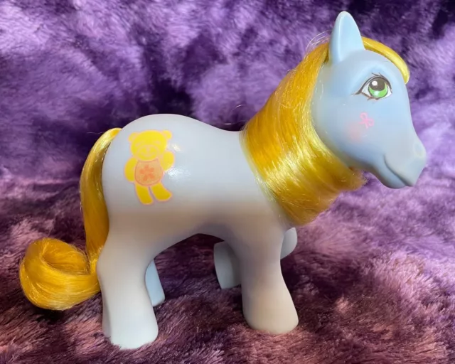 G1 Hasbro My Little Pony - Magic Message - Teddi / Cuddles - Vintage 1980s