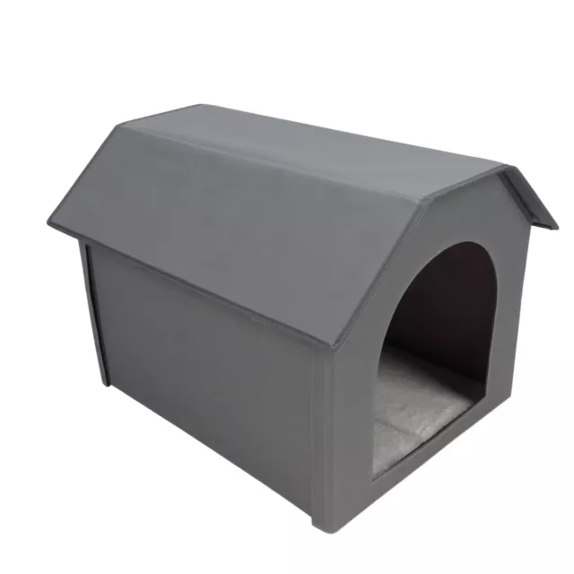 (Gris) Niche Pour Chien Niche Pliante Pour Usage Intérieur Et