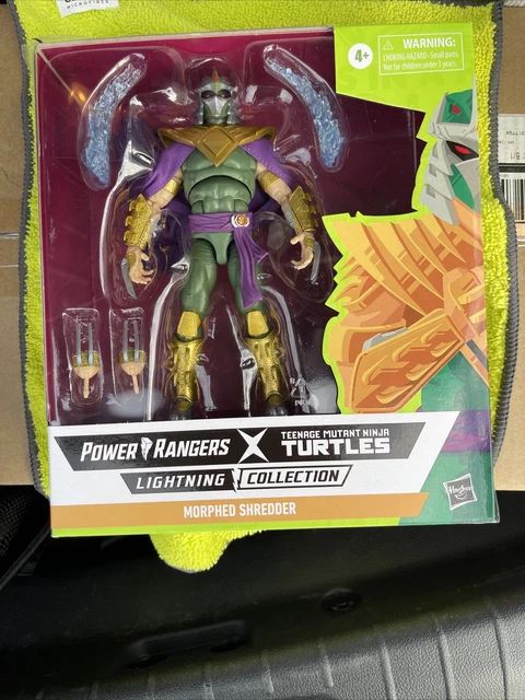 Power Rangers X TMNT Lightning Collection Morphed Shredder Green Ranger MMPR-NEW