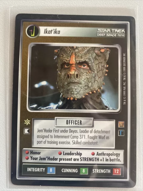 Star Trek CCG - Rules of Acquisition - Ikat'ika (Personnel Dominion)