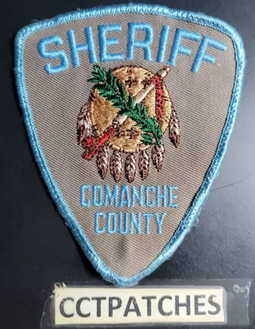 Comanche County, Oklahoma Sheriff Shoulder Patch Ok