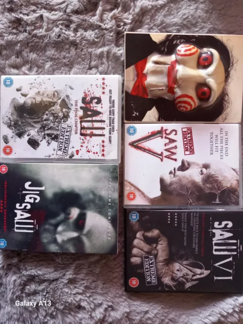 SAW COMPLETE COLLECTION DVD Boxset 1-9 Jigsaw SPIRAL + HOSTEL