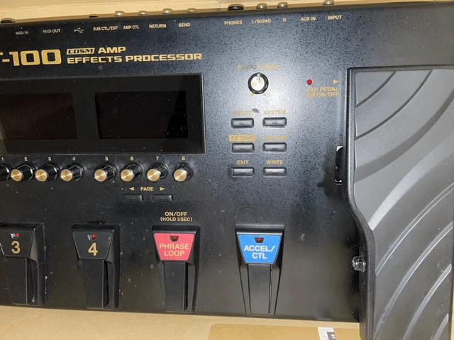 BOSS GT-100 MULTI-EFFEKTE Gitarren Effekt Pedal Von Japan Gebraucht EUR ...