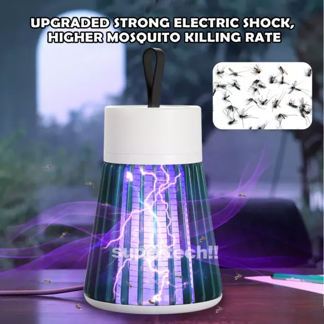 Bug Zapper Electric Mosquito UV Killer Lamp Insect Catcher Fly Trap LED Lights 2