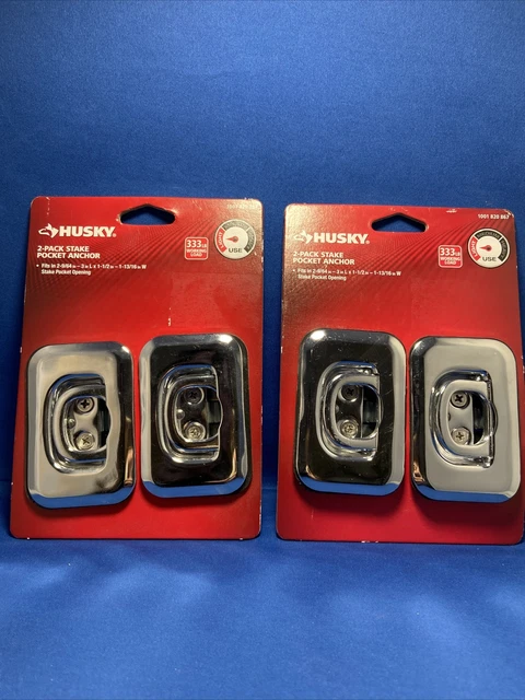 Husky 2-pack Fold Down Anchor Point Stale Pocket Anchor 1001 820 867 2x Sets
