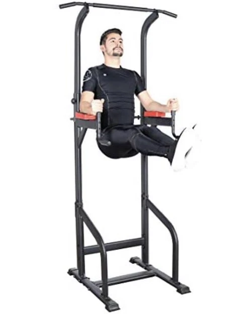 Ultrasport Power Rack – Cage De Force Multi-Exercices (136x120x210 Cm) – Dips, Squats, Développé Couché – Charge 100 Kg