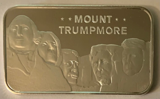 MOUNT TRUMPMORE - President Donald Trump - 1 oz .999 Fine