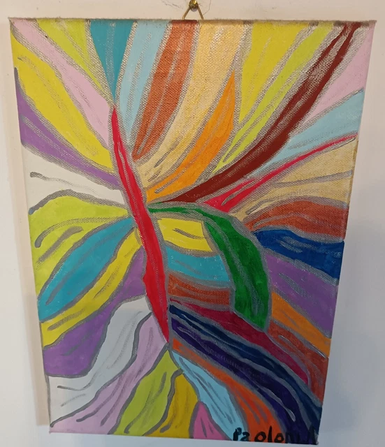 Quadri dipinti olio su tela "Astratti"